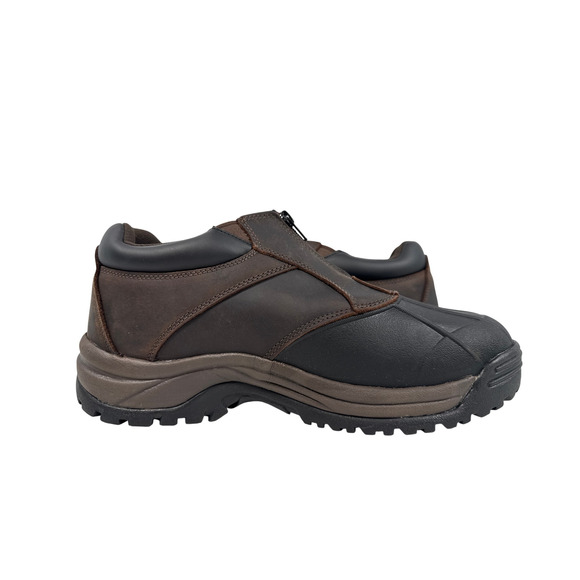 Propet Blizzard Snow Shoes Mens 11 D Waterproof Brown Leather Insulated Zipper main image 8